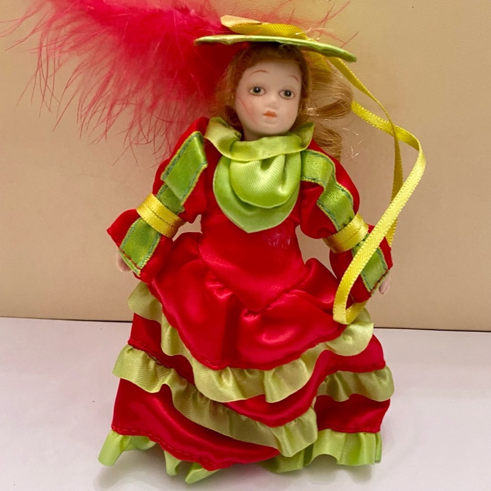 Vintage Danburry Mint-The Ladies of Fashion Dolls-Christmas Ornaments # 19